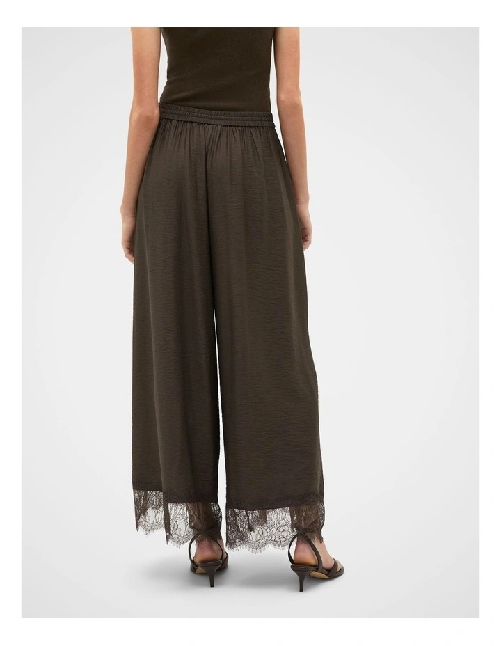 Crinkled Lace Trim Pant image 3