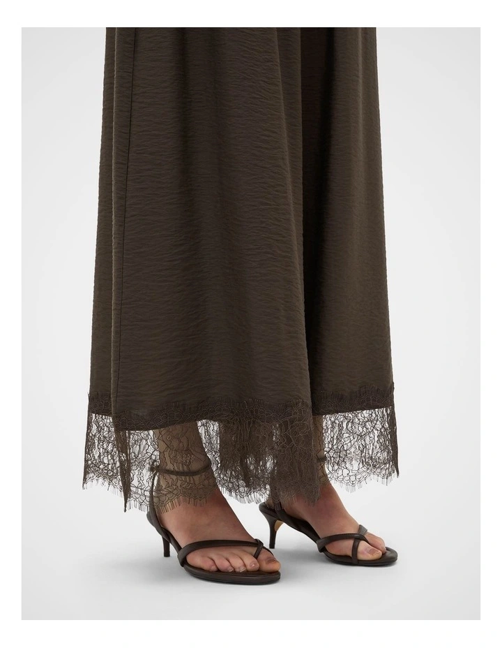 Crinkled Lace Trim Pant image 4