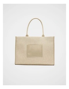 Structured Woven Tote