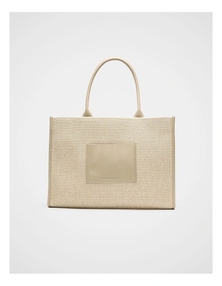 Structured Woven Tote image 1