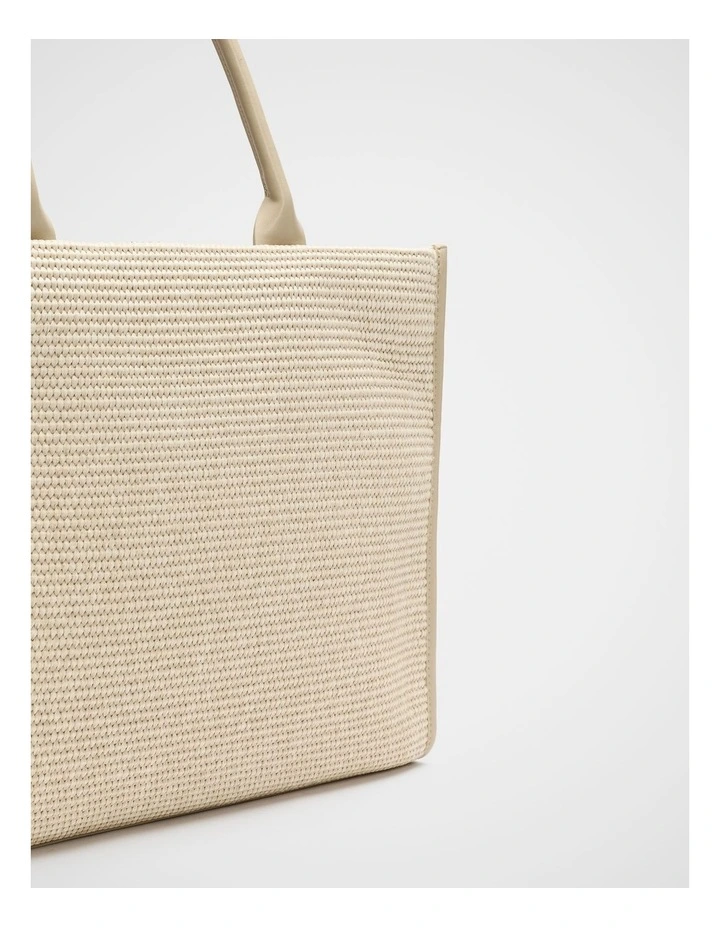 Structured Woven Tote image 3