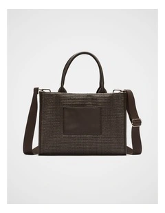 Structured Woven Mini Tote