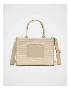 Structured Woven Mini Tote