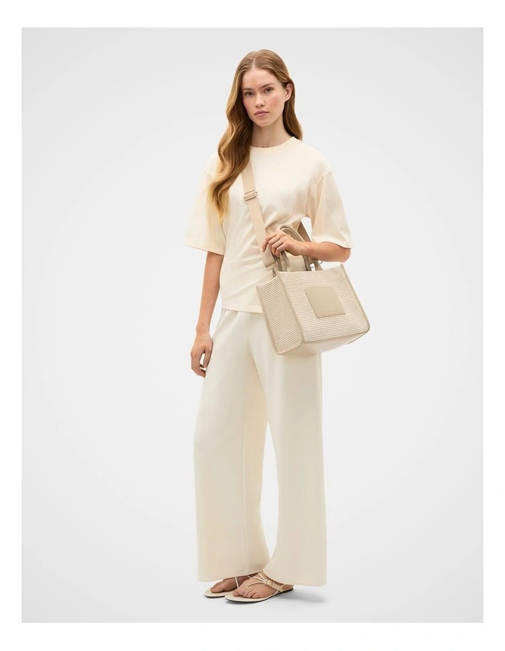 Structured Woven Mini Tote image 2