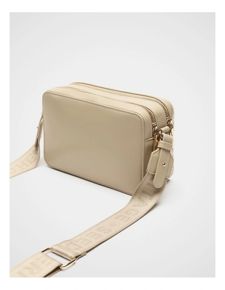 Textured Camera Bag in Warm Sand image 3
