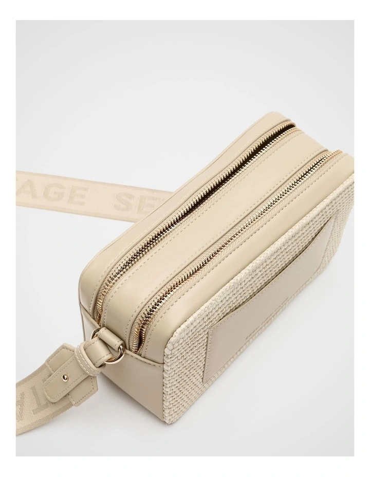 Textured Camera Bag in Warm Sand image 4