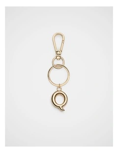 Gold Initial Keyring