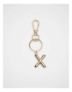 Gold Initial Keyring
