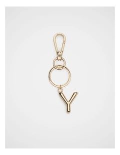 Gold Initial Keyring
