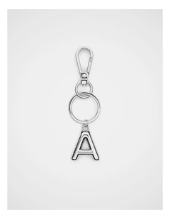 Silver Initial Keyring