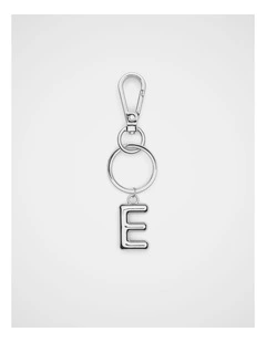 Silver Initial Keyring