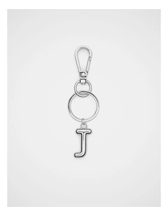 Silver Initial Keyring