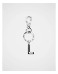 Silver Initial Keyring