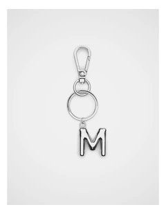 Silver Initial Keyring