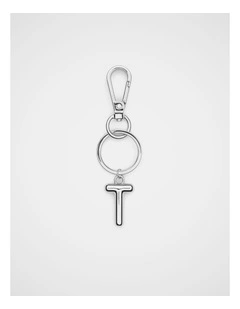 Silver Initial Keyring