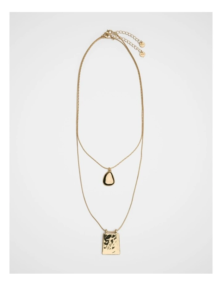 Square Pendant Necklace Set image 3