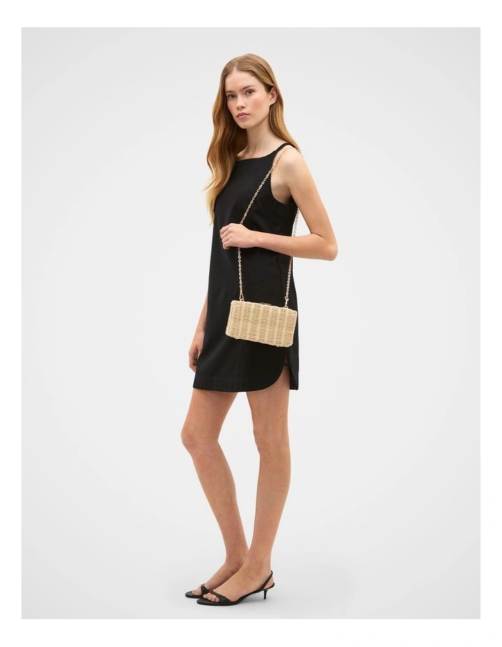 Rattan Box Clutch in Natural image 2