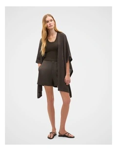 Open Weave Poncho
