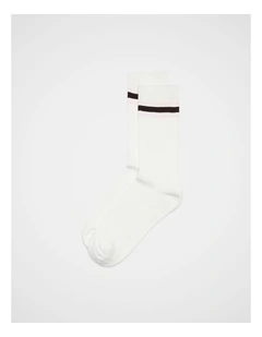Sports Stripe Crew Sock