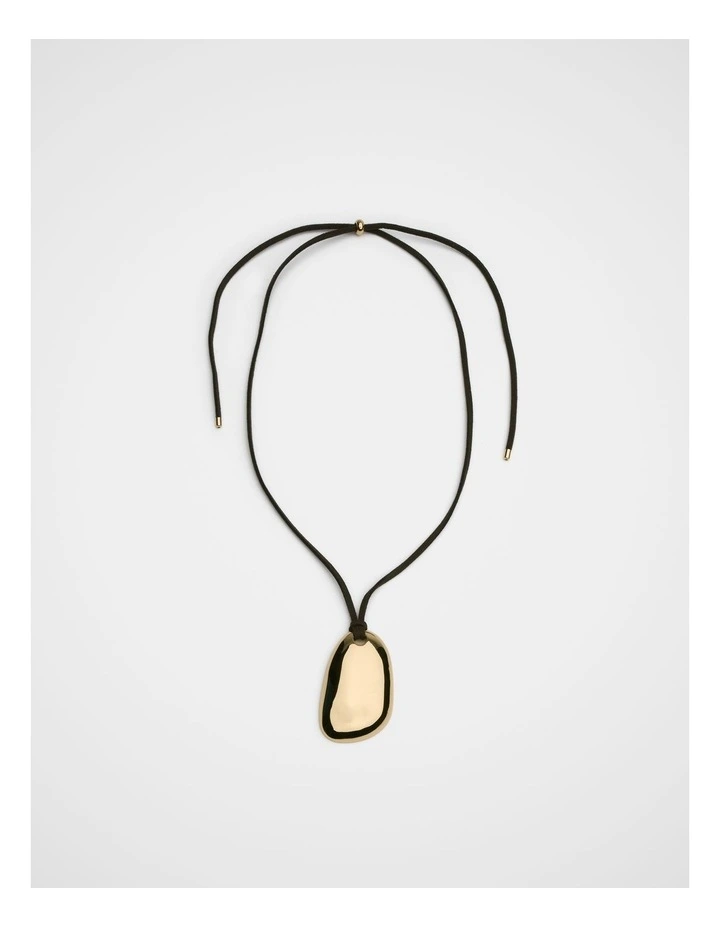 Adjustable Pebble Pendant Necklace image 3