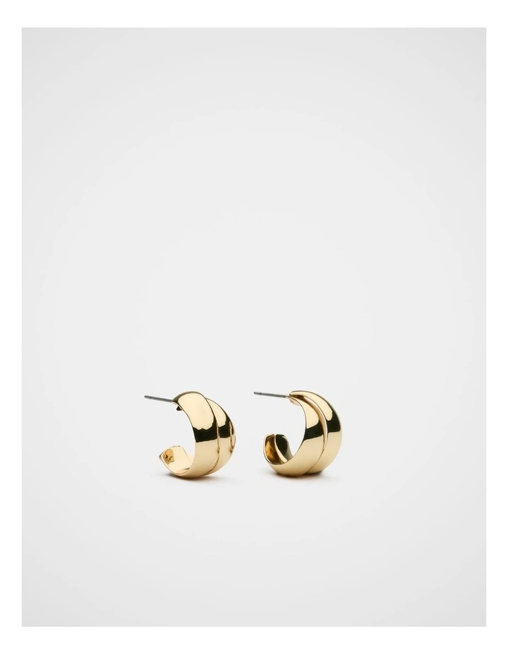 Layered Curved Earring image 1