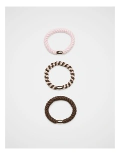 Bead Hair Elastic Set