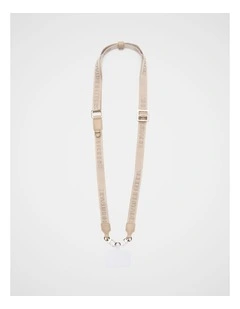 Seed Logo Phone Strap in Warm Sand
