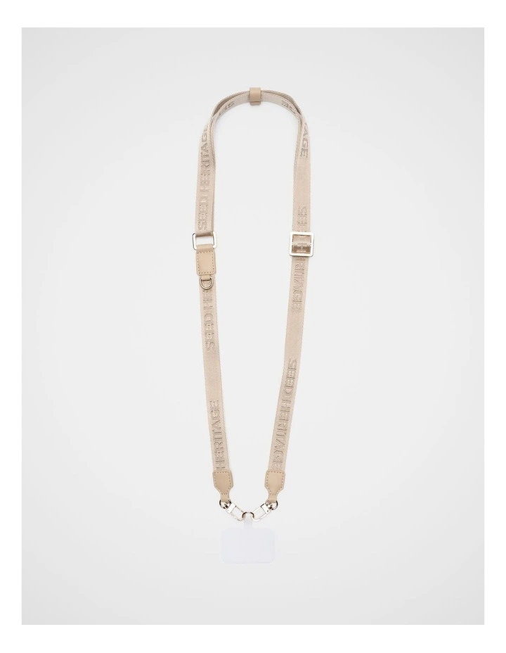 Seed Logo Phone Strap in Warm Sand image 1