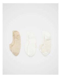 3 Pack No Show Sock