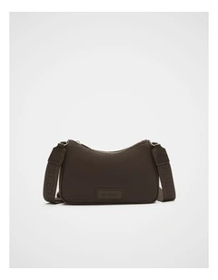 Tech Essential Crossbody Bag in Dark Espresso