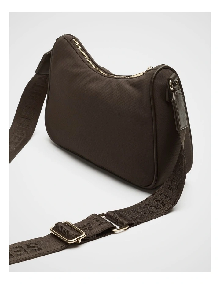 Tech Essential Crossbody Bag in Dark Espresso image 3