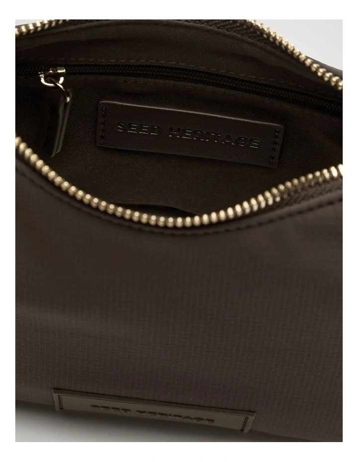 Tech Essential Crossbody Bag in Dark Espresso image 4