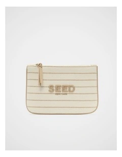 Seed Pouch in Warm Sand Stripe