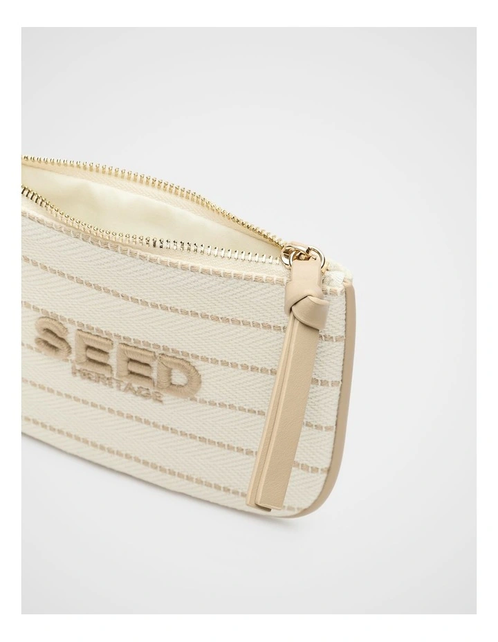 Seed Mini Pouch in Warm Sand Stripe image 2