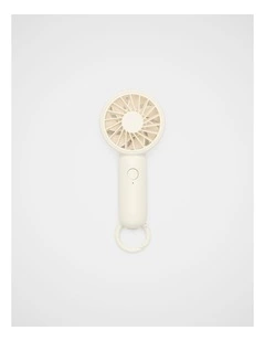 Rechargeable Fan in Cream