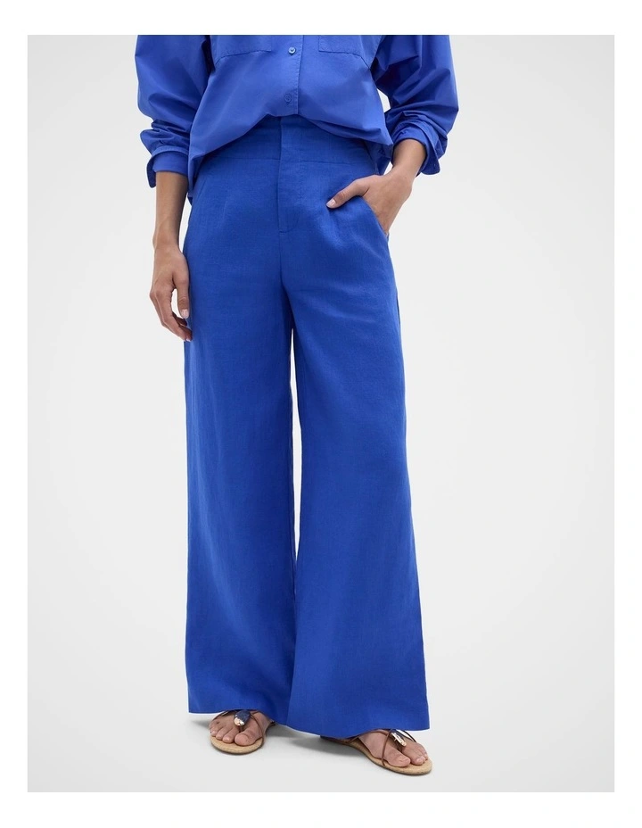 Core Linen Waisted Pant image 2