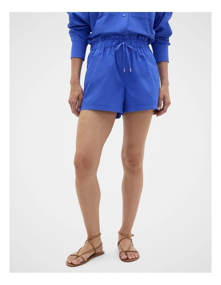 Cotton Garment Dyed Short in Sapphire Blue image 4