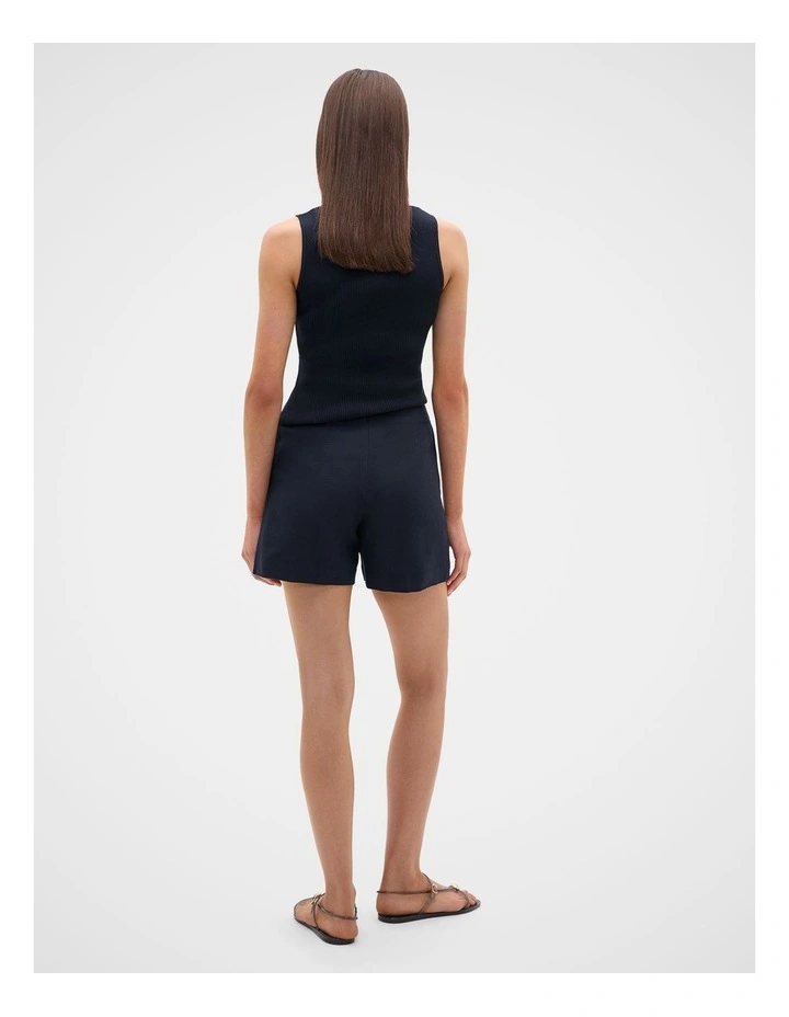 Twill Tailored Short in Twilight Blue image 3