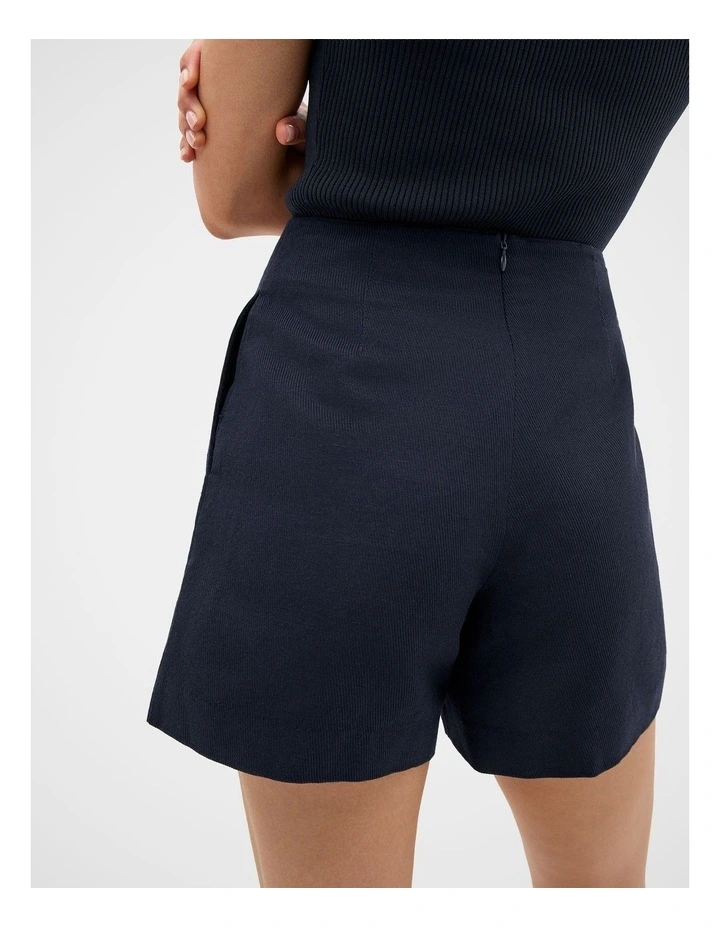 Twill Tailored Short in Twilight Blue image 4