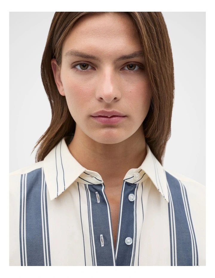 Variegated Stripe Shirt in image 2