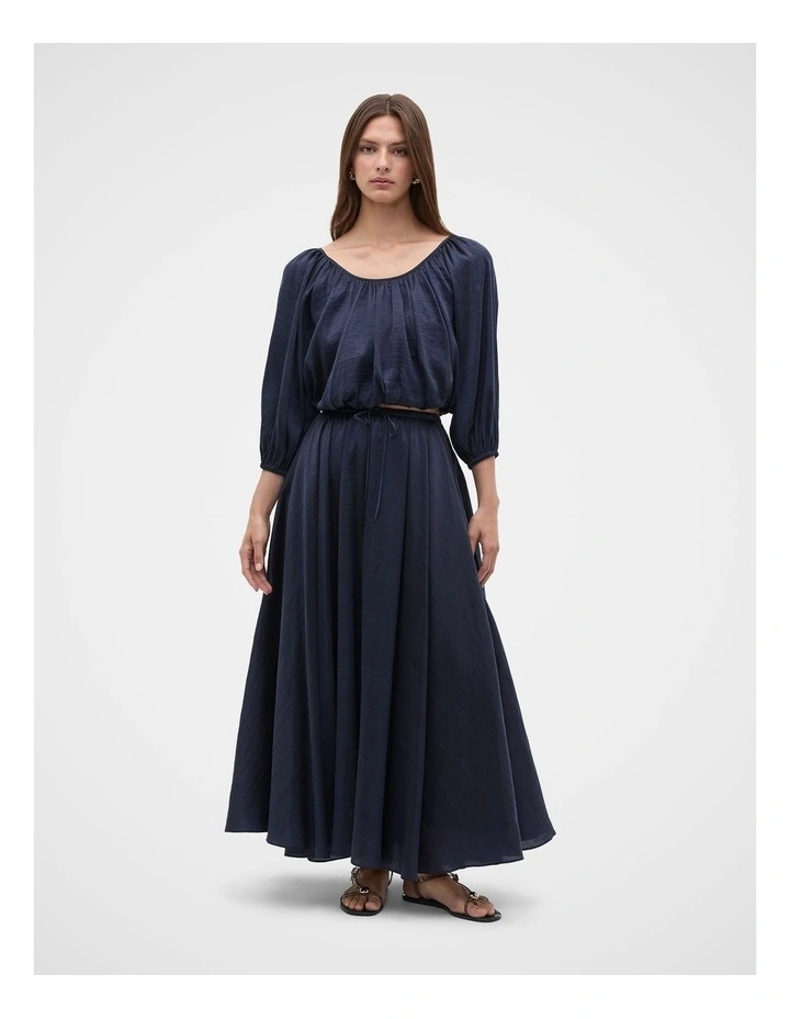 Fluid Luxe Top in Twilight Blue image 2