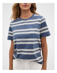 Variegated Stripe Tee in
