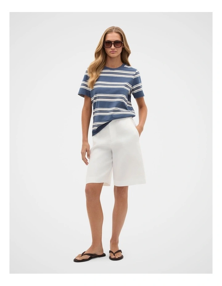 Variegated Stripe Tee in image 2