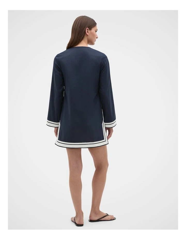 Tassel Mini Cover Up in Twilight Blue image 3