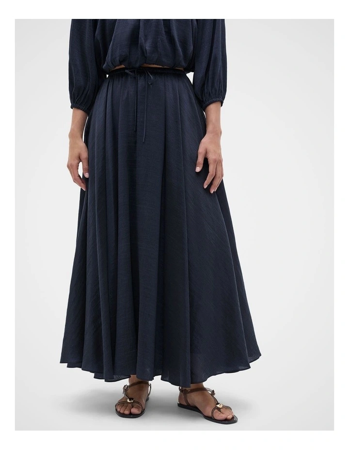 Fluid Luxe Skirt in Twilight Blue image 2