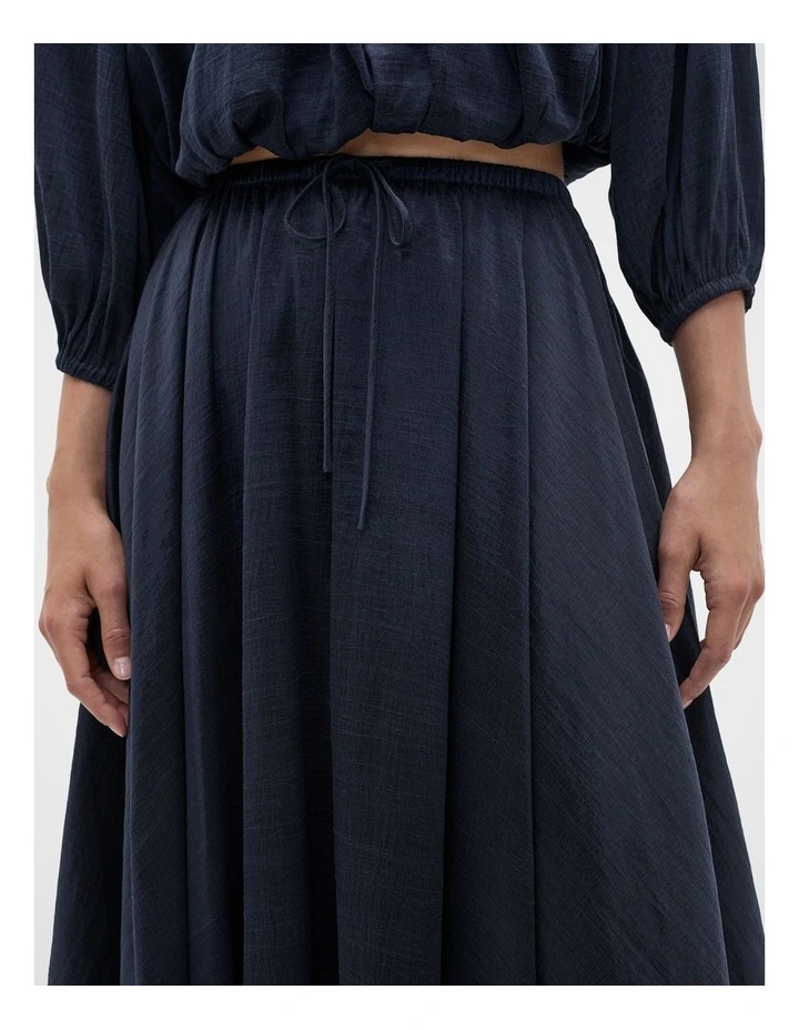 Fluid Luxe Skirt in Twilight Blue image 4