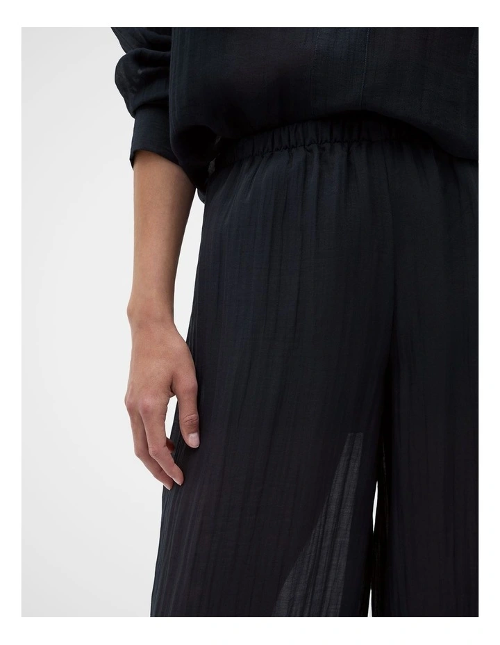 Semi Sheer Crinkle Pant in Twilight Blue image 2
