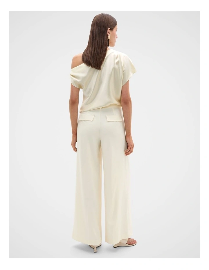Tailored Pant in Coconut Cream image 3