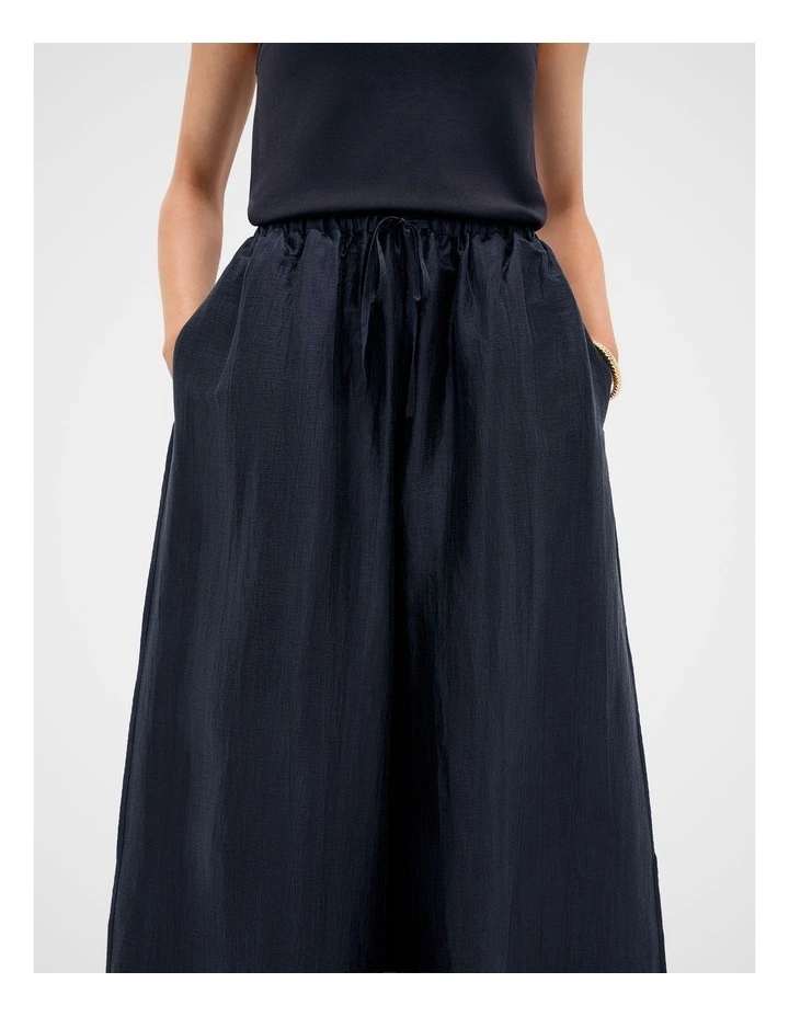 Fluid Wide Leg Pant in Twilight Blue image 2