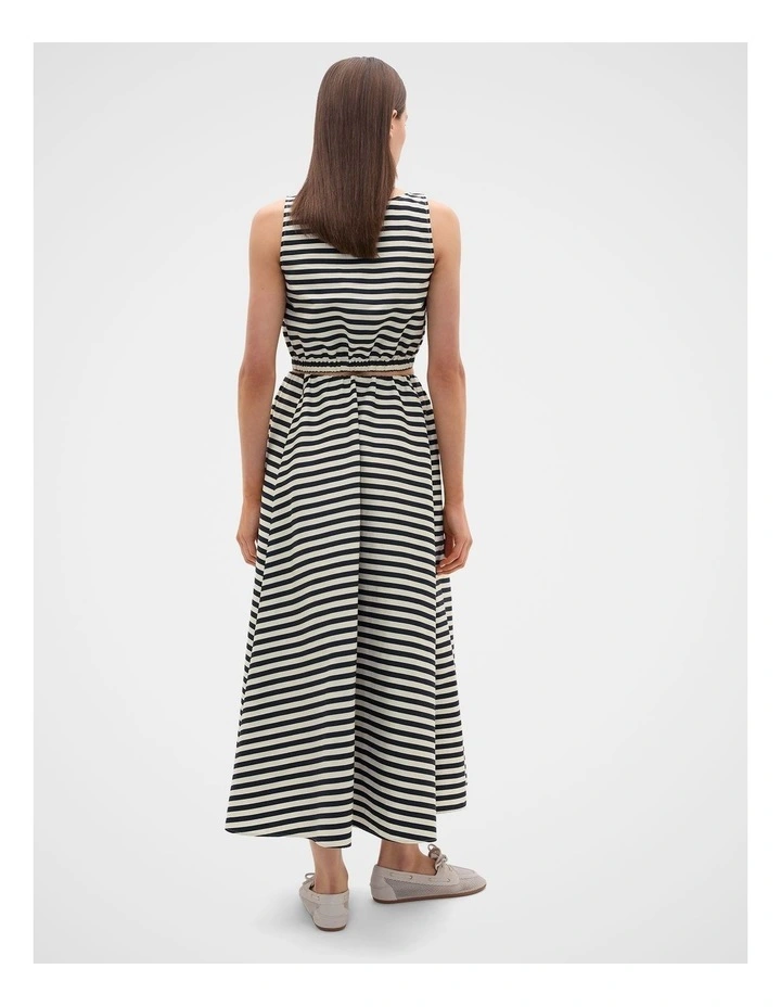 Stripe Full Skirt in Twilight Blue Stripe image 3